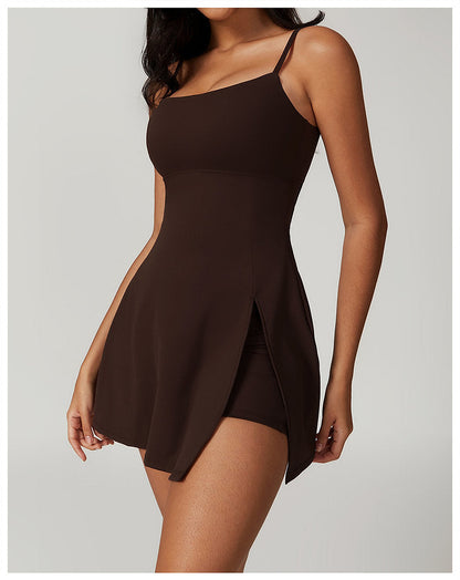 Akia Workout Mini Dress with Built-In Support