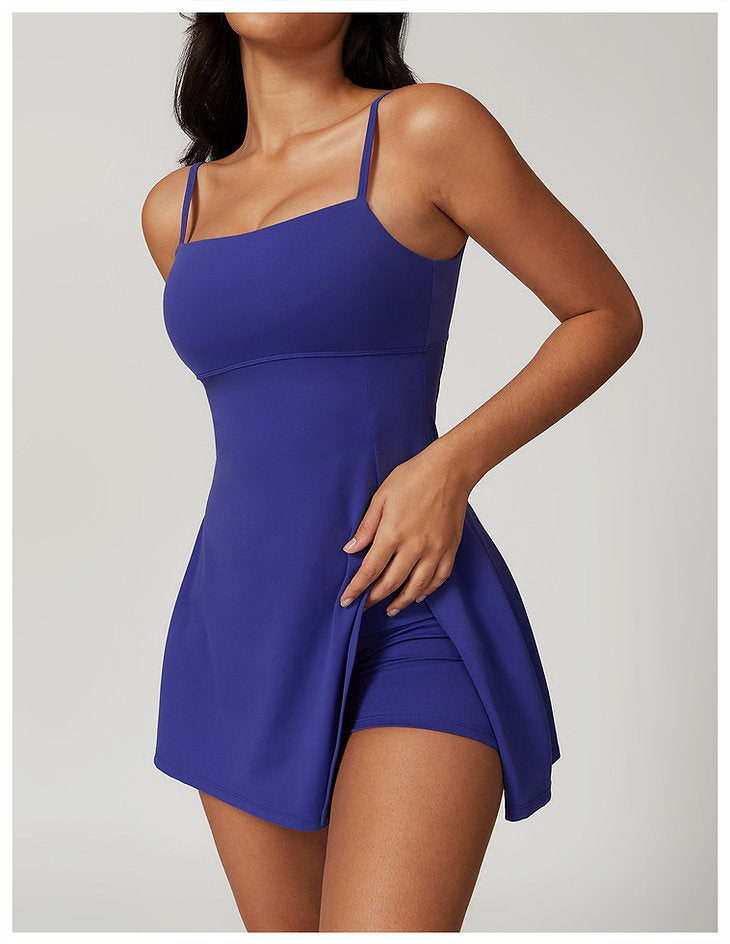 Akia Workout Mini Dress with Built-In Support