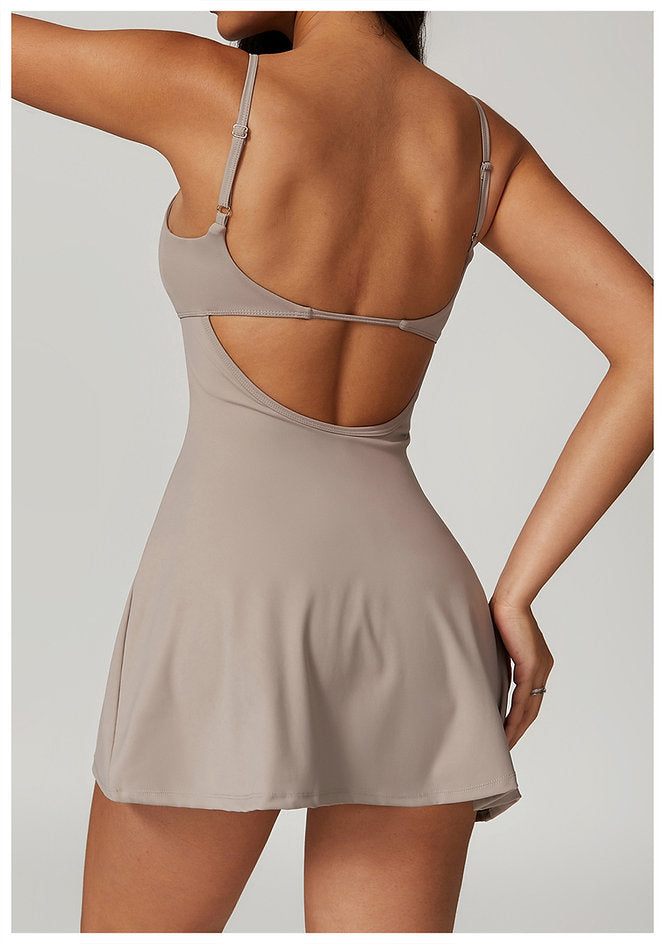 Akia Workout Mini Dress with Built-In Support