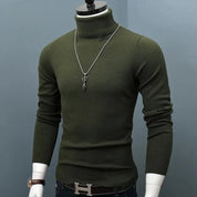 Variant image for Men's Slim Fit Turtleneck Sweater - Stylish Warm Knit for Winter-46