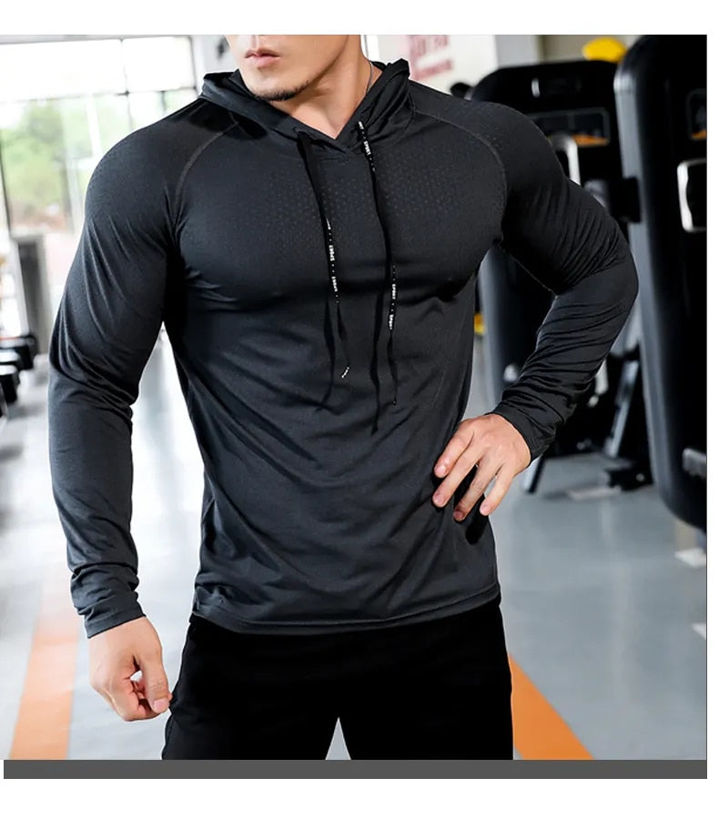 Men's Fitness Hoodie - Comfortable Breathable Sweatshirt for Gym and Casual Wear 6