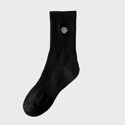 FaceFashion Men's Thick Crew Socks