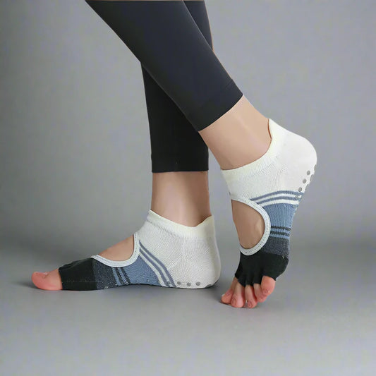 FingerHollow Toe Grip Socks for Women