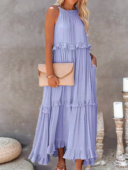 Iren Flowy Summer Maxi Dress