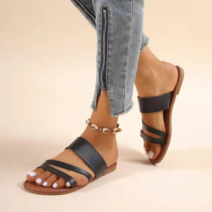 Carm Strappy Flat Sandals for Women