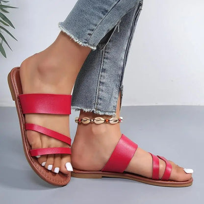 Carm Strappy Flat Sandals for Women