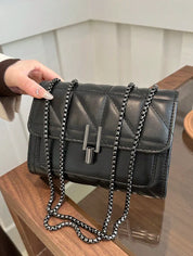 Luxe Noir Crossbody Bag