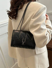 Luxe Noir Crossbody Bag