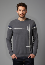 Modern Wool Sweater for Trendy Young Men