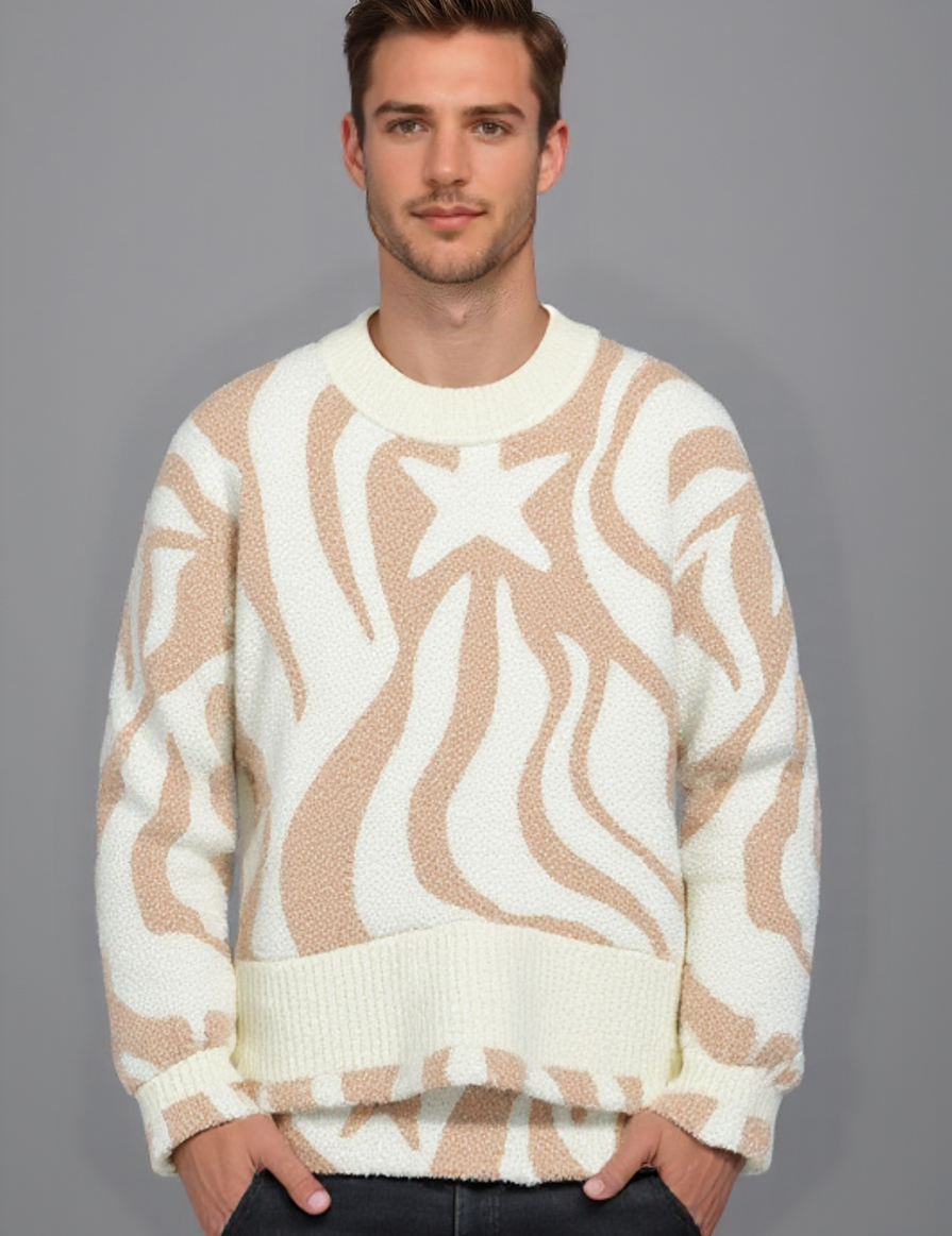 Chic Men's Turtleneck Sweater - Warm & Trendy Winter Jumper