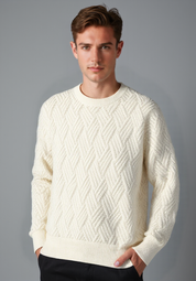 Contemporary Lightweight Crew Neck Sweater for Men