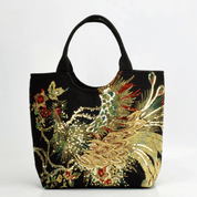 Ethereal Peacock Elegance Tote