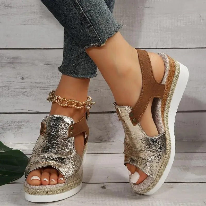 Lilia Wedge Sandals for Women