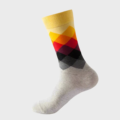 GradientShapes Men's knee High Socks