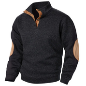 Men's Half Zip Cashmere Sweater - Warm, Comfortable, and Stylish for Winter 2