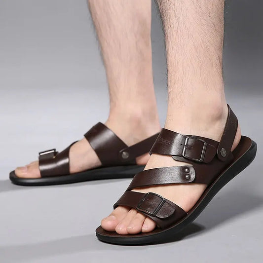 Matt Flat Sandals for Men