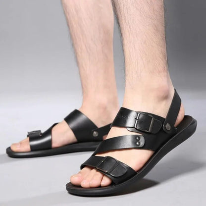 William Strappy Flat Sandals for Men