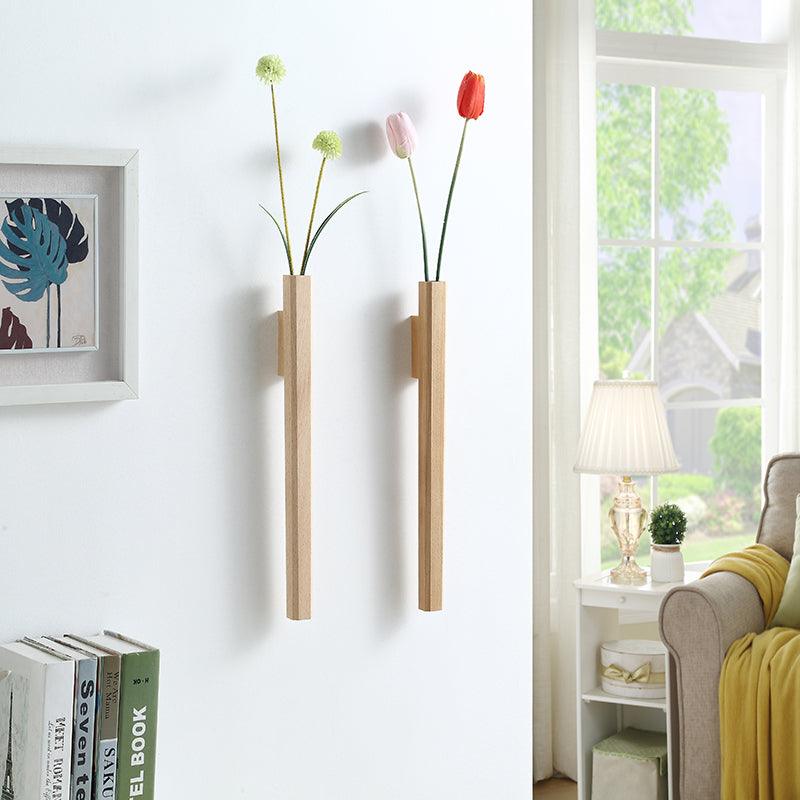 Anna Wooden Wall Vase