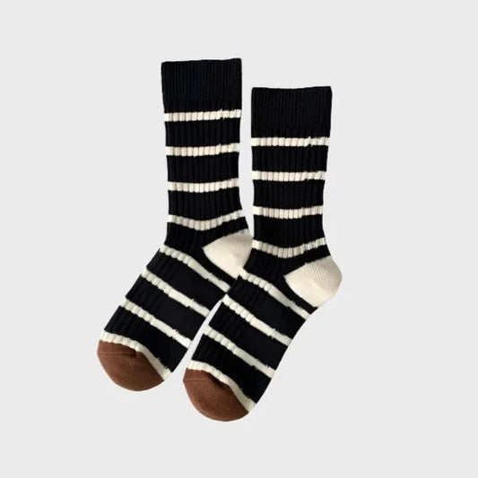 AirStriped Cotton Crew Socks for Women - 1 Pair