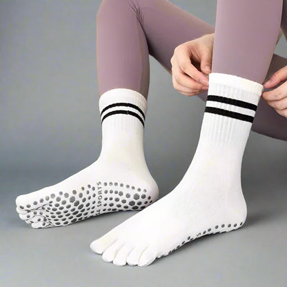 BreathStripe Warm Cotton Grip Socks