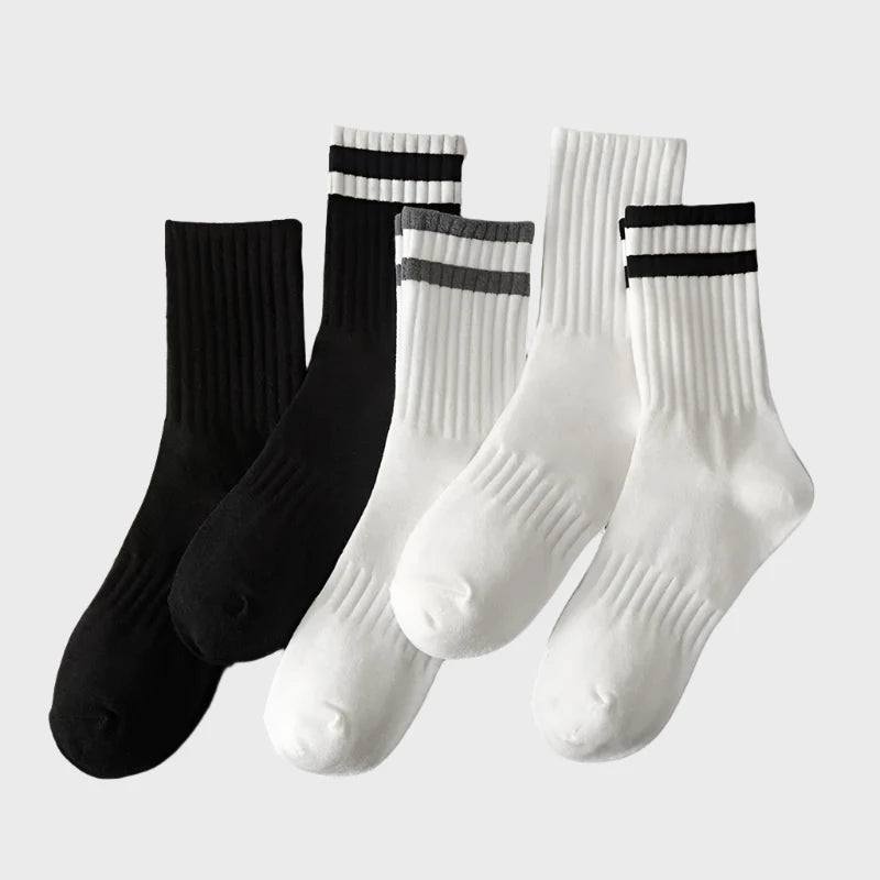 StripeTop Men's Autumn & Winter Crew Socks