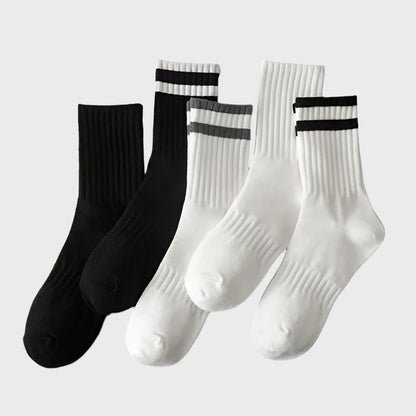 StripeTop Men's Autumn & Winter Crew Socks