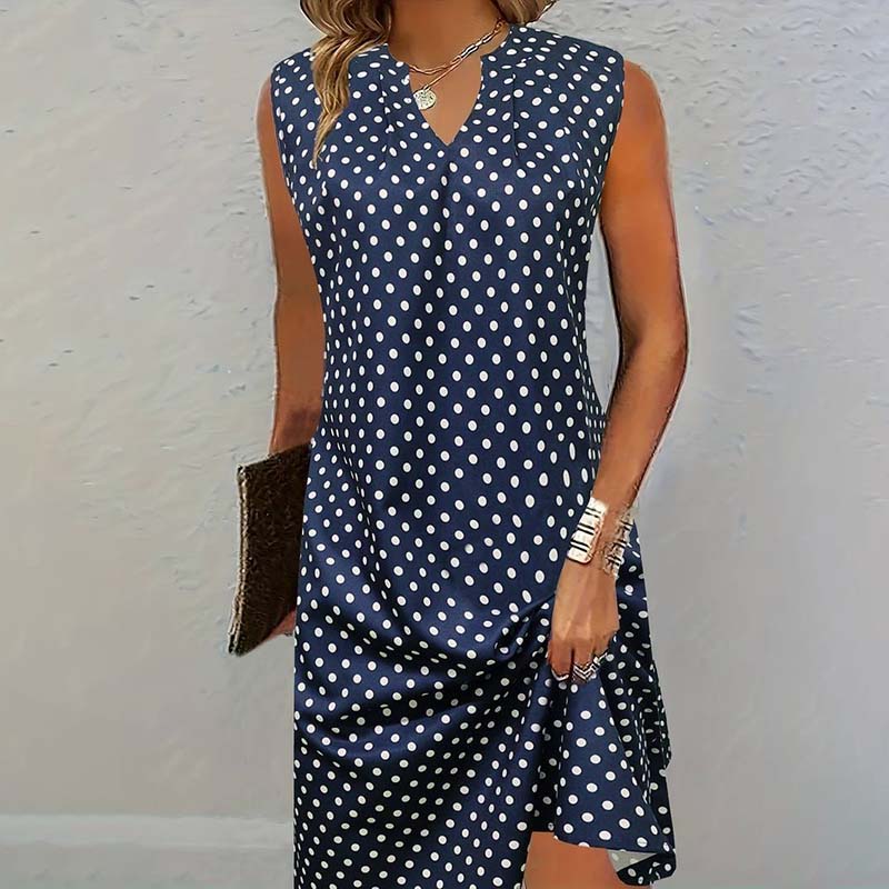 Maro Vintage Polka Dot Summer Dress