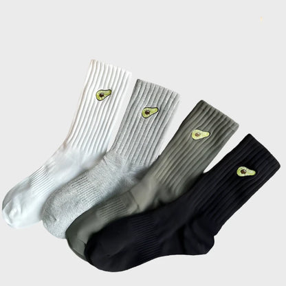 WinterFashion Men's Cotton Crew Socks  – 4 Pairs