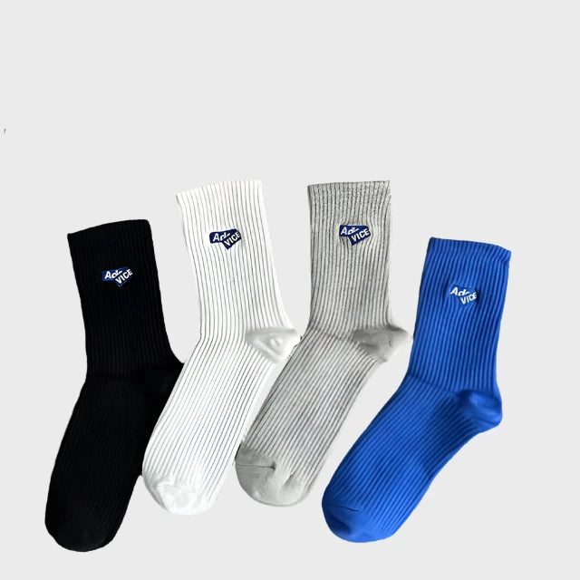 WinterFashion Men's Cotton Crew Socks  – 4 Pairs