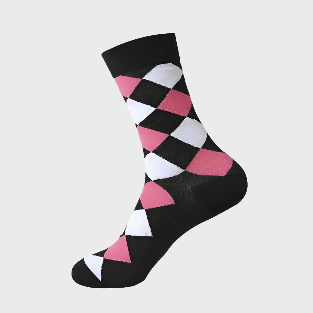 GradientShapes Men's knee High Socks