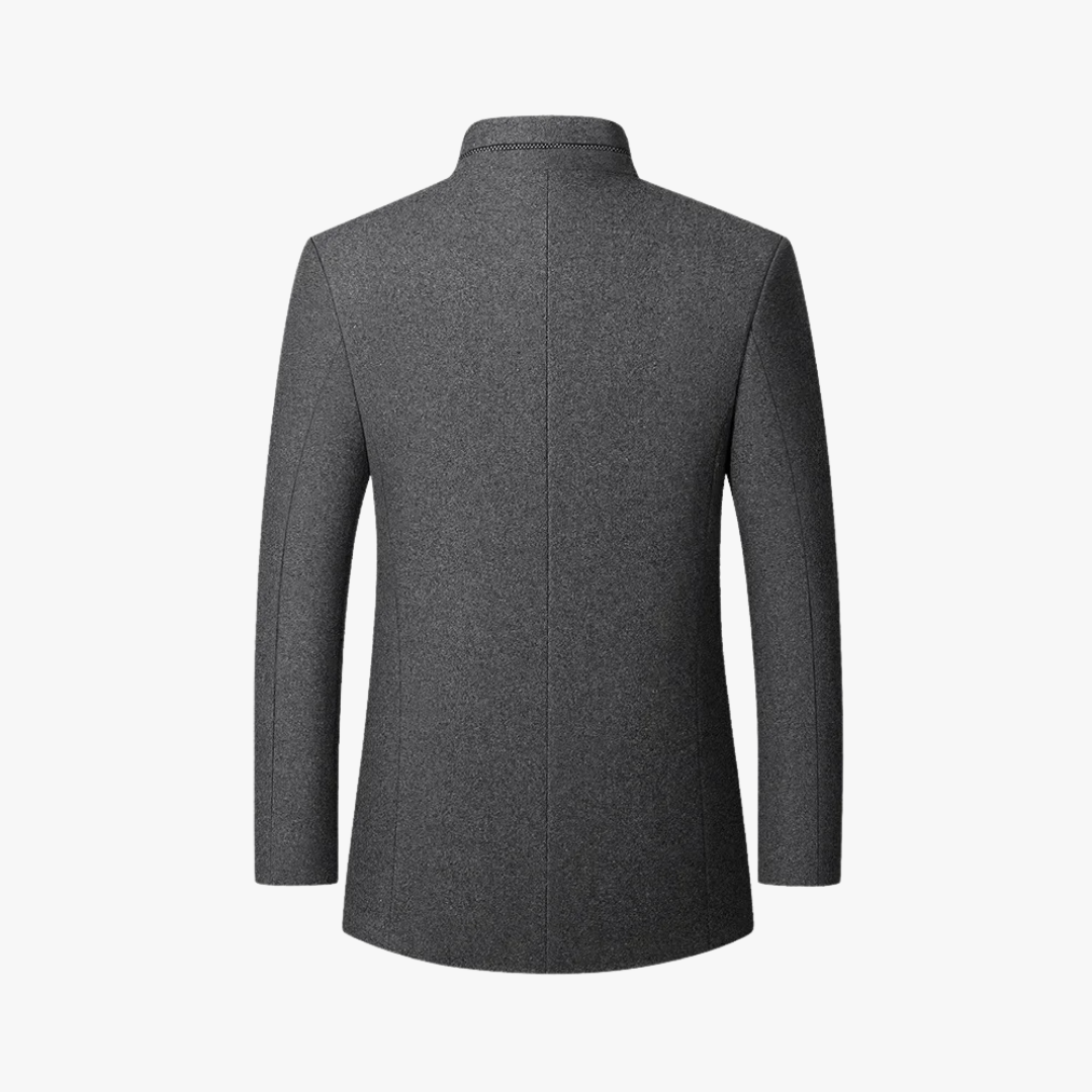 Women's Double-Breasted Trench Coat with Adjustable Waist Belt-3