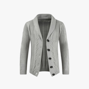 Men's Knitted Cardigan - Classic Button-Down Layering Piece in Comfortable Knit-2