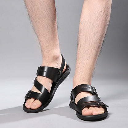 William Strappy Flat Sandals for Men