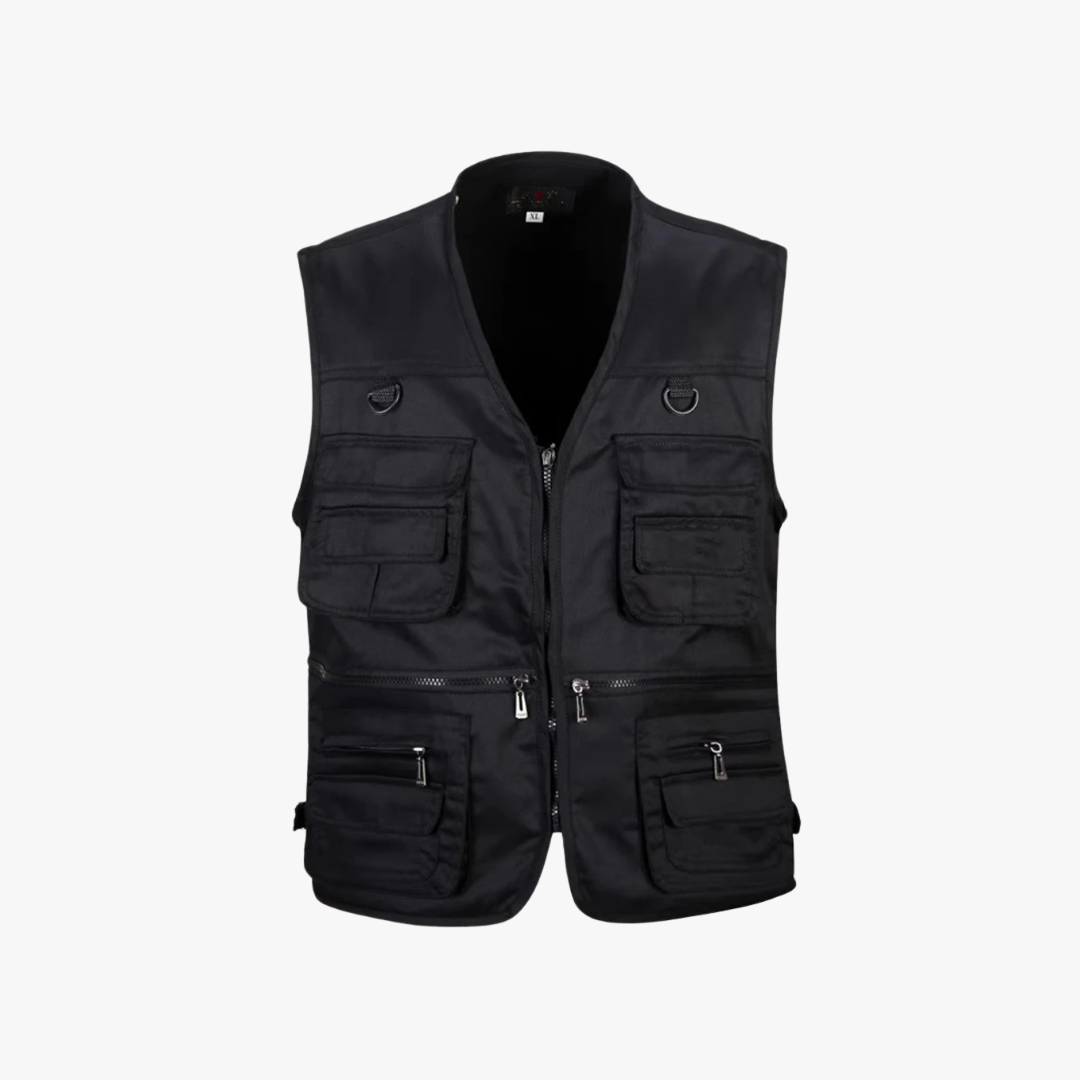 Variant image for Men's Tactical Vest with Multi-Pockets for Outdoor Activities-6