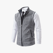 Variant image for Men's Classy Old Money Bodywarmer - Stylish Layering Piece for All Occasions-8