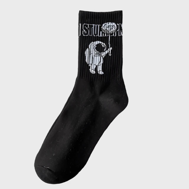 TrendyFigure Men's Crew Socks