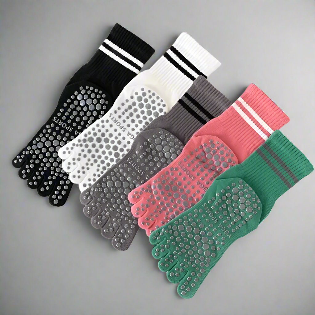 BreathStripe Warm Cotton Grip Socks