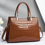 Luxe Allure Crocodile Tote - Elegant Handbag
