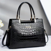 Luxe Allure Crocodile Tote - Elegant Handbag