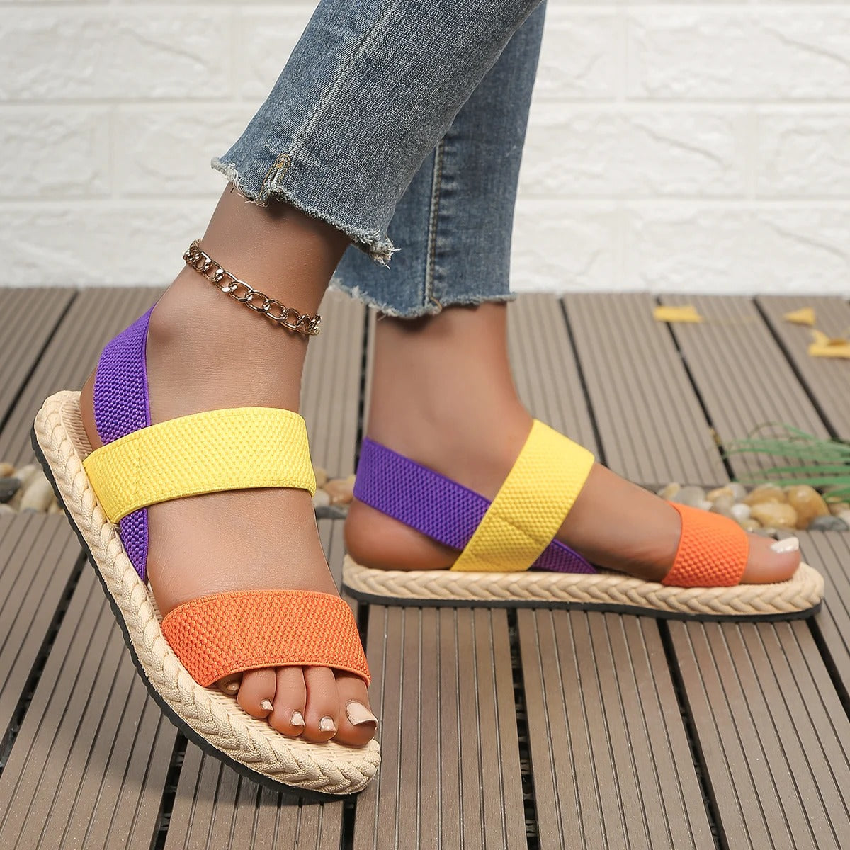 Cassie Flat Sandals for Women