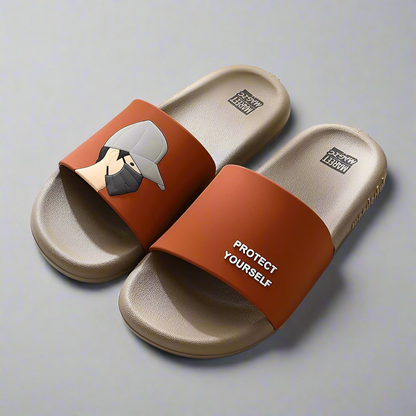 OneGuy Unisex Flat Slides