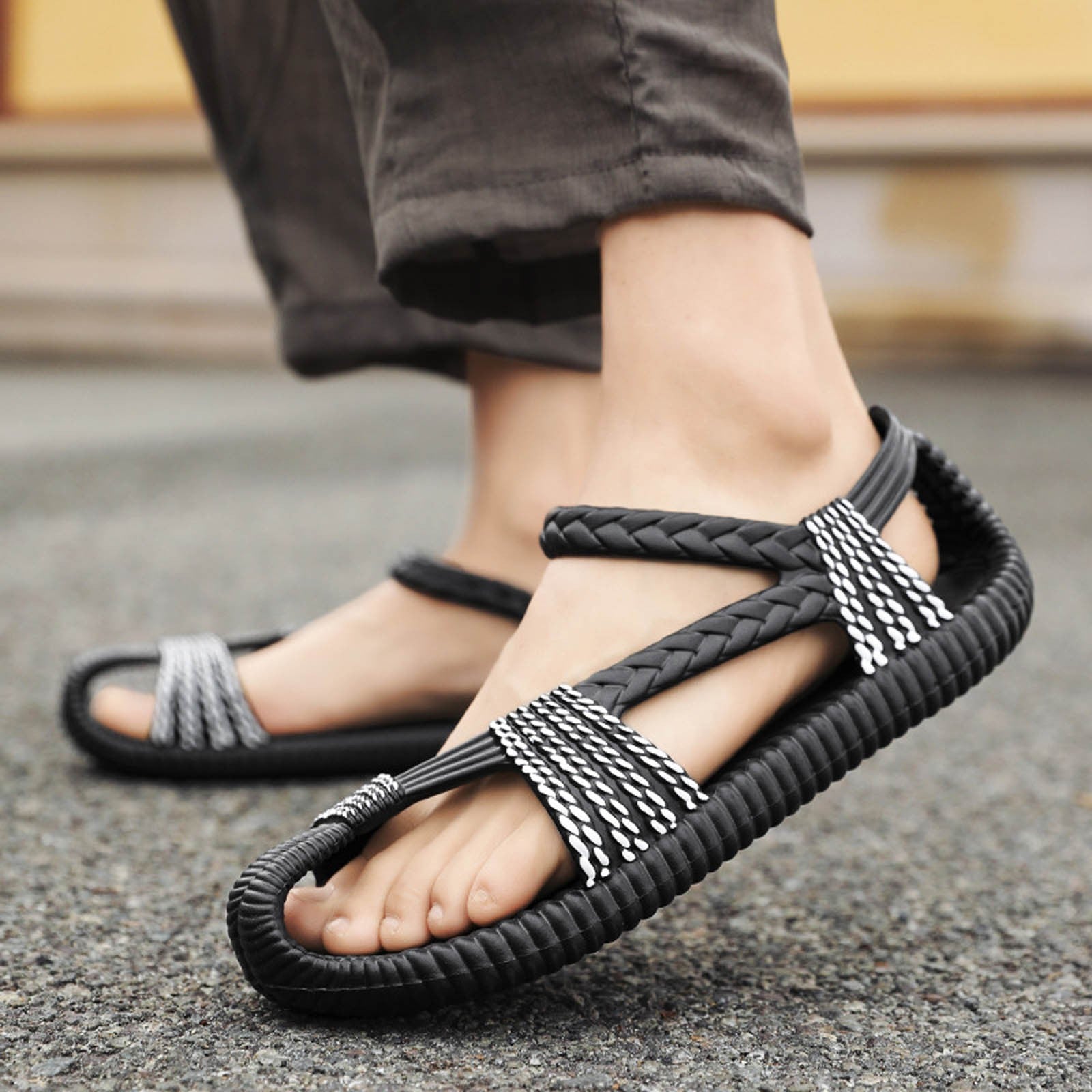 Steven Flat Sandals for Men