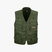 Men's Tactical Vest with Multi-Pockets for Outdoor Activities-3