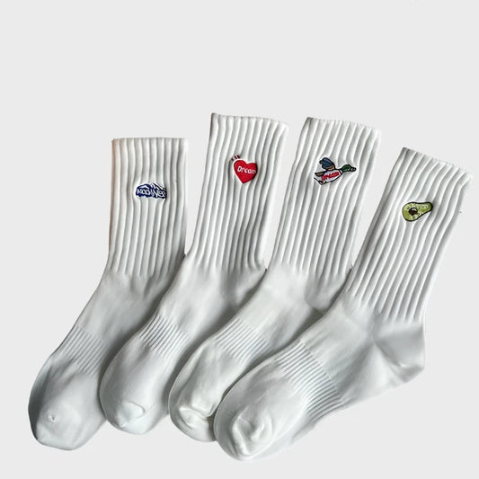 WinterFashion Men's Cotton Crew Socks  – 4 Pairs