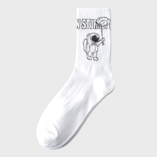 TrendyFigure Men's Crew Socks