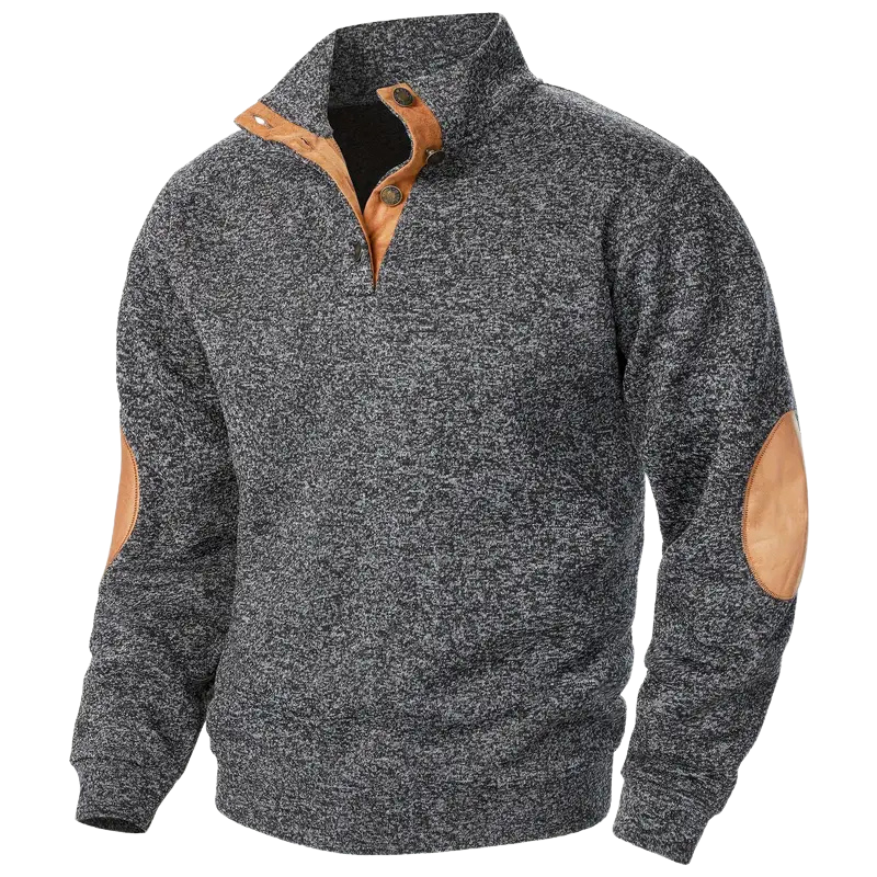 Variant image for Men's Half Zip Cashmere Sweater - Warm, Comfortable, and Stylish for Winter-55