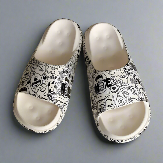 DoodleSoft Women's Slip-On Slides