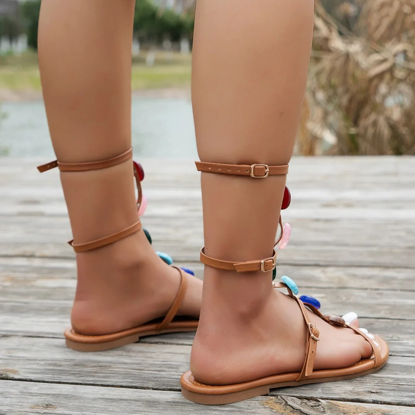 Jasmine Flat Sandals for Women