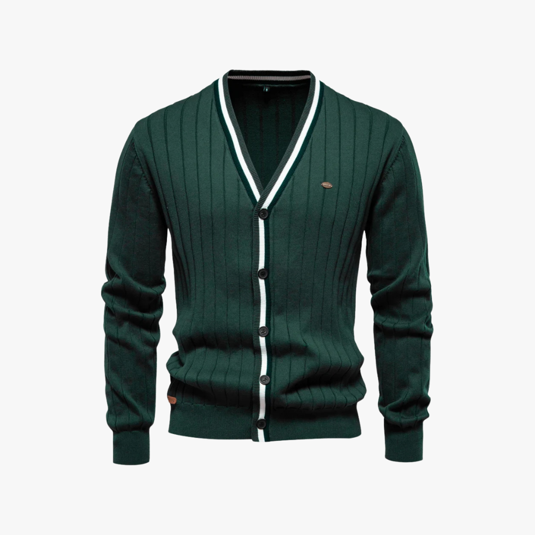 Variant image for Men's Cotton Cardigan - Classic Button-Down Design for Timeless Style and Comfort-16