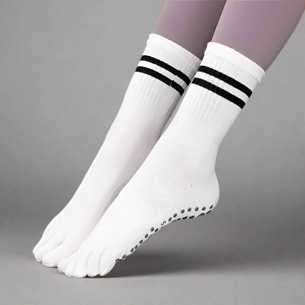 BreathStripe Warm Cotton Grip Socks